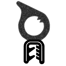 Trim Seal,Trim Seals,EPDM
,Dual Extrusion ,Steel Reinforced