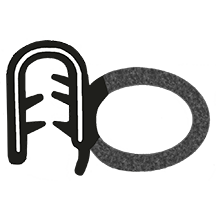 Trim Seal-Trim Seals,EPDM
,Dual Extrusion ,Steel Reinforced ,8358