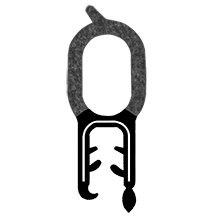 Trim Seal,Trim Seals,EPDM
,Dual Extrusion ,Steel Reinforced