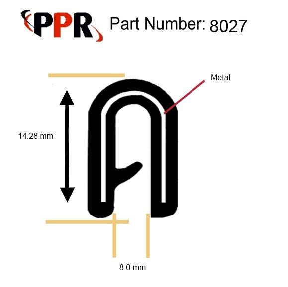 Edge Trim-Edge Trim,PVC Coated ,Steel Reinforced ,,8027