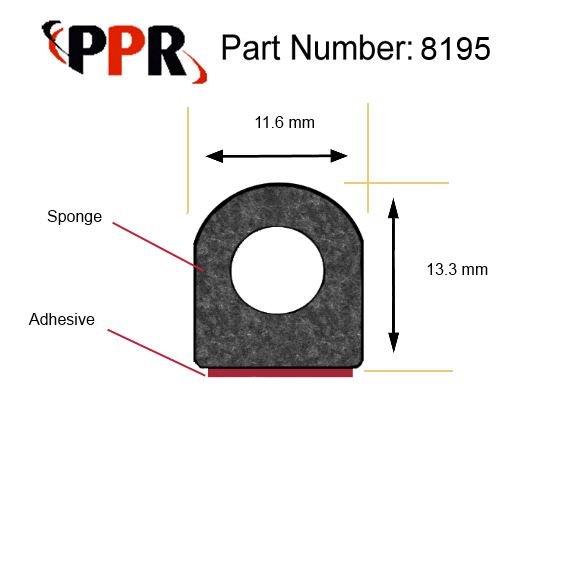 Sponge EPDM Seal,Trim Seals,Sponge EPDM  ,3M Adhesive  , 
