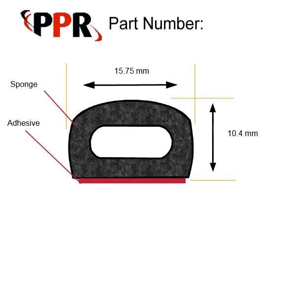 Sponge EPDM Seal,Trim Seals,Sponge EPDM ,3M Adhesive  , 