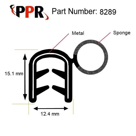 Trim Seal,Trim Seals,EPDM ,Dual Extrusion ,Steel Reinforced 